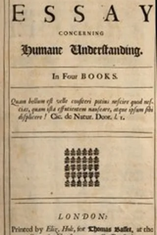 Cover of An Essay Concerning Humane Understanding