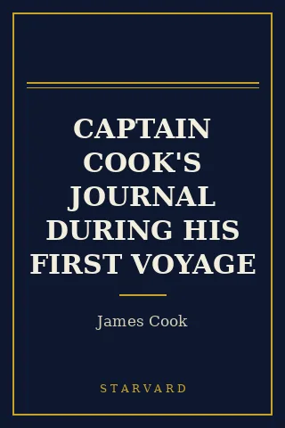 Cover of Captain Cook's Journal During His First Voyage