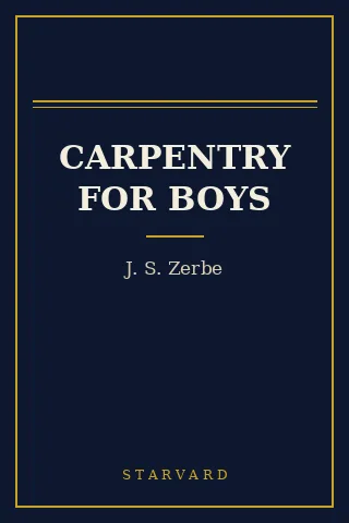 Cover of Carpentry for Boys