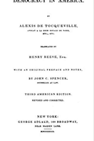 Cover of Democracy in America, Vol. 1