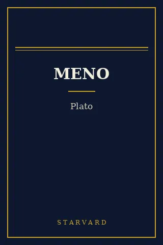Cover of Meno
