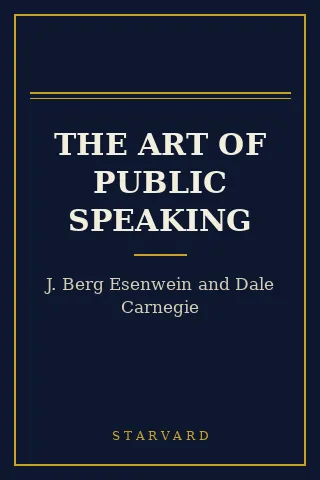 Cover of The Art of Public Speaking
