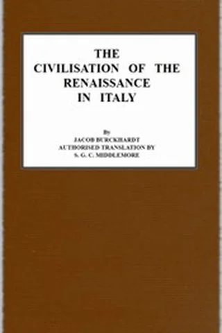 Cover of The Civilisation of the Renaissance in Italy