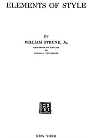Cover of The Elements of Style