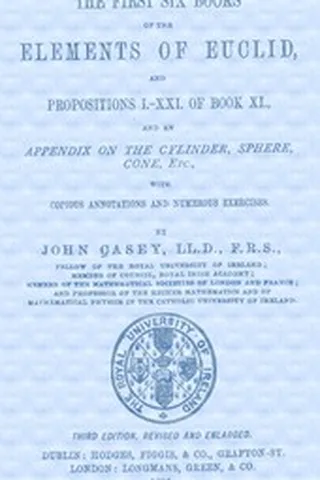 Cover of The First Six Books of the Elements of Euclid
