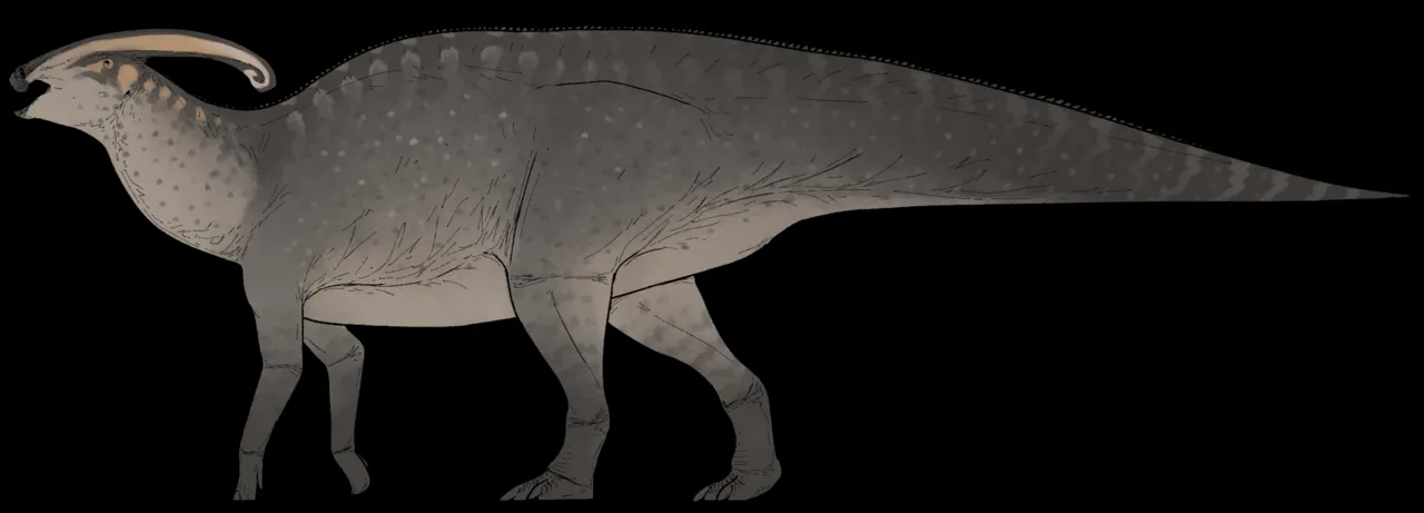 Life reconstruction of Parasaurolophus