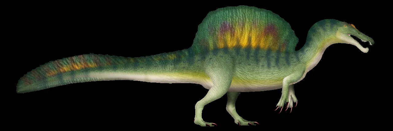 Life reconstruction of Spinosaurus