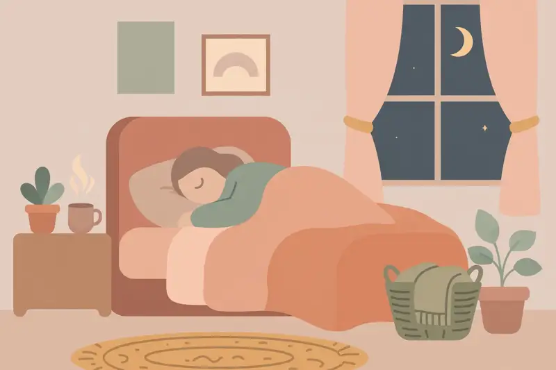 A person sleeping peacefully, recovery as part of training