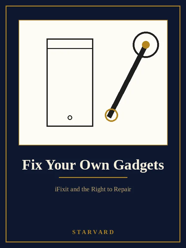 A wrench laid over a phone on a cream panel, in navy and gold, the wrench crossing the phone diagonally above the course title.