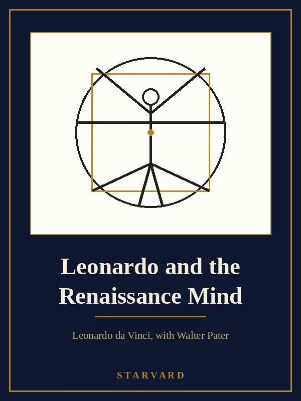 A figure with arms and legs spread inside a circle and a square, drawn in black and gold lines on a cream panel above the course title, in the manner of Leonardo and his famous drawing of human proportion.